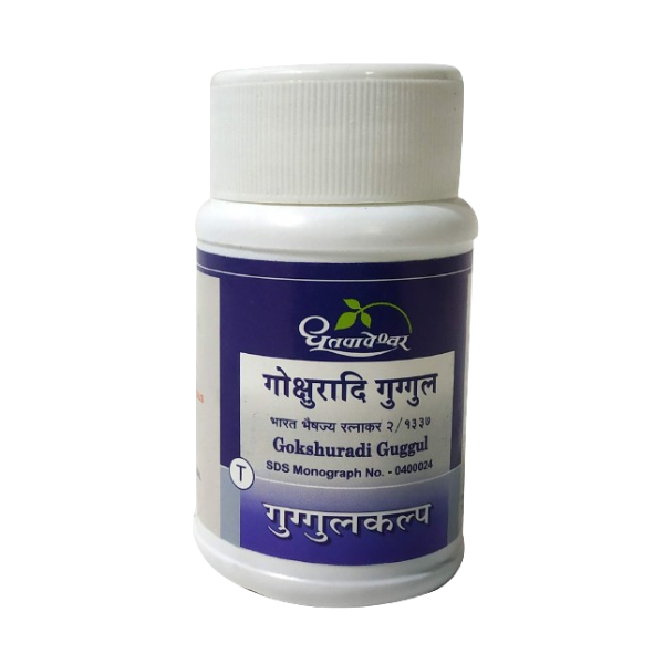 Dhootapapeshwar Gokshuradi Guggul - Pack of 3 (60 Tablets Each)