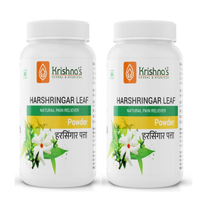 KRISHNA'S HARSHRINGAR LEAF POWDER - PACK OF 3 (100 GM EACH)