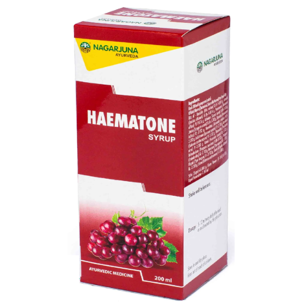 NAGARJUNA HAEMATONE SYRUP - Pack of 3 (200 ML Each)