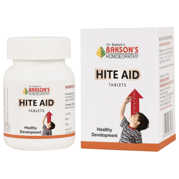 BAKSON'S HOMEOPATHY HITE AID TABLETS - PACK OF 2 (75 TABLETS EACH)