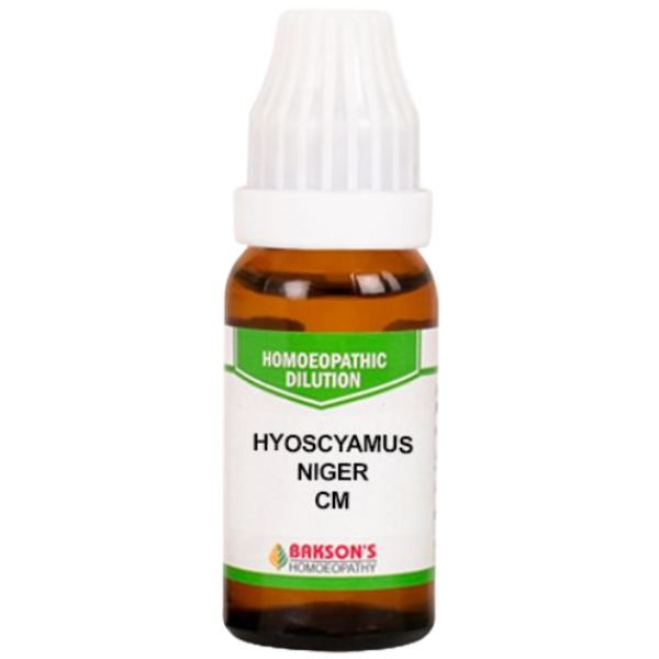BAKSON'S HOMEOPATHY HYOSCYAMUS NIGER DILUTION CM - PACK OF 2 (10 ML EACH)