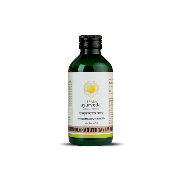 KERALA AYURVEDA DASAMOOLAKADUTHRAYAM KWATH - PACK OF 4 (200ML EACH)