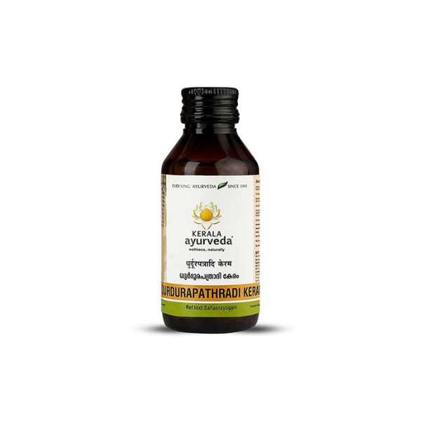 KERALA AYURVEDA DURDURAPATHRADI KERAM - PACK OF 5 (100ML EACH)