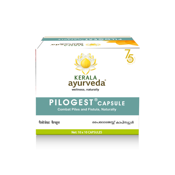 KERALA AYURVEDA PILOGEST CAPSULE (100 CAPS)