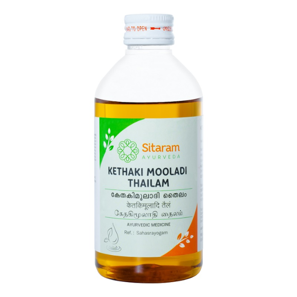 SITARAM KETHAKIMOOLADI THAILAM (200 ML)-Pack of 3