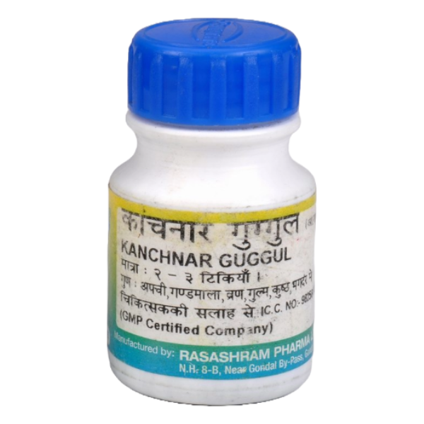 RASASHRAM KANCHNAR GUGGUL - PACK OF 4 (60 TABLETS EACH)