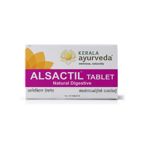 Kerala Ayurveda Alsactil Tablet - Pack of 12 Strips (10 Tabs Each)