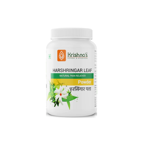 KRISHNA'S HARSHRINGAR LEAF POWDER - PACK OF 3 (100 GM EACH)