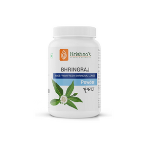KRISHNA'S BHRINGRAJ POWDER - PACK OF 4 (100 GM EACH)