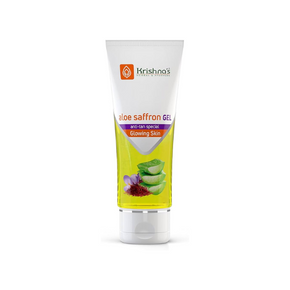 KRISHNA'S ALOE VERA SAFFRON GEL - PACK OF 5 (100 GM EACH)