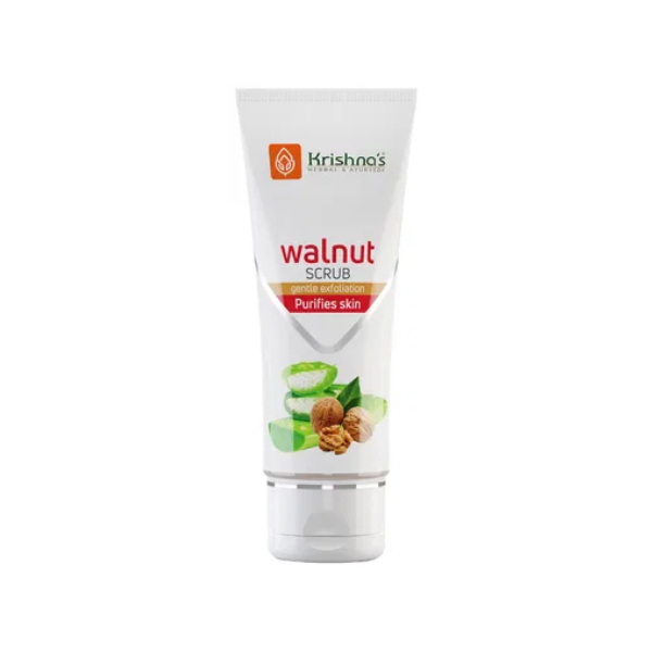 KRISHNA'S ALOE VERA WALNUT SCRUB - PACK OF 4 (100 GM EACH)