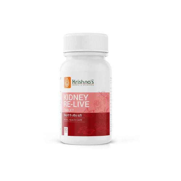 KRISHNA'S KIDNEY RE-LIVE TABLET - PACK OF 2 (80 TABS EACH)
