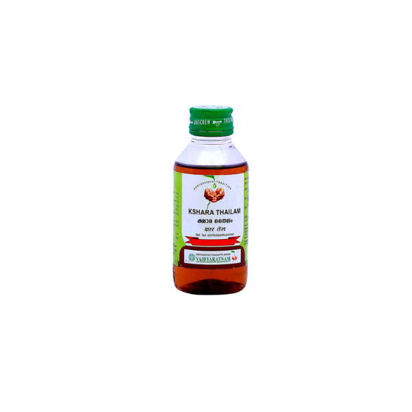 VAIDYARATNAM KSHARA THAILAM - PACK OF 4 (100ML EACH)