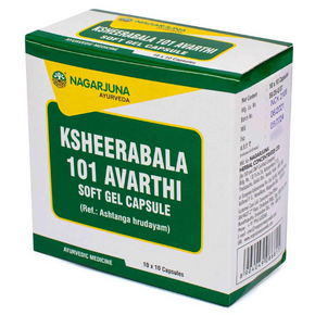 NAGARJUNA KSHEERABALA 101 AAVARTHI SOFT GEL CAPSULE - Pack of 2 (100 CAPSULES)