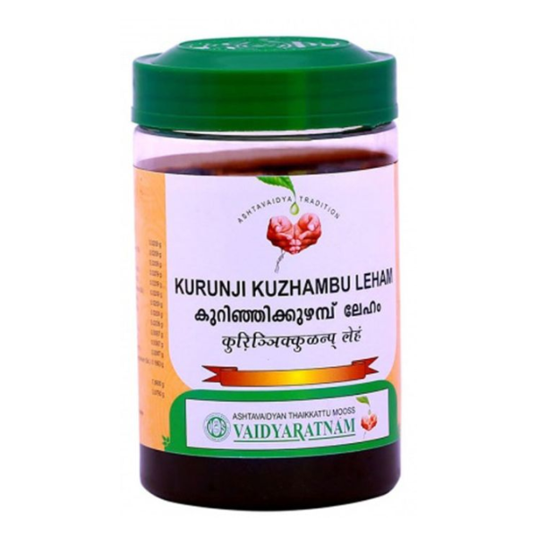 VAIDYARATNAM KURUNJI KUZHAMPU LEHAM - PACK OF 3 (500 GM EACH)