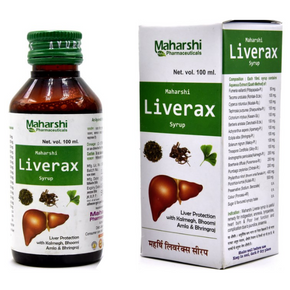 MAHARSHI BADRI LIVERAX SYRUP -Pack of 5 (100 ML Each)