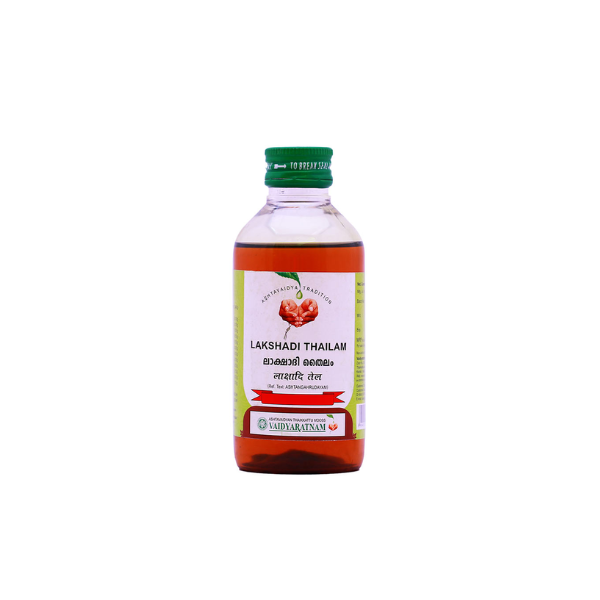 VAIDYARATNAM LAKSHADI THAILAM - PACK OF 3 (200 ML EACH)