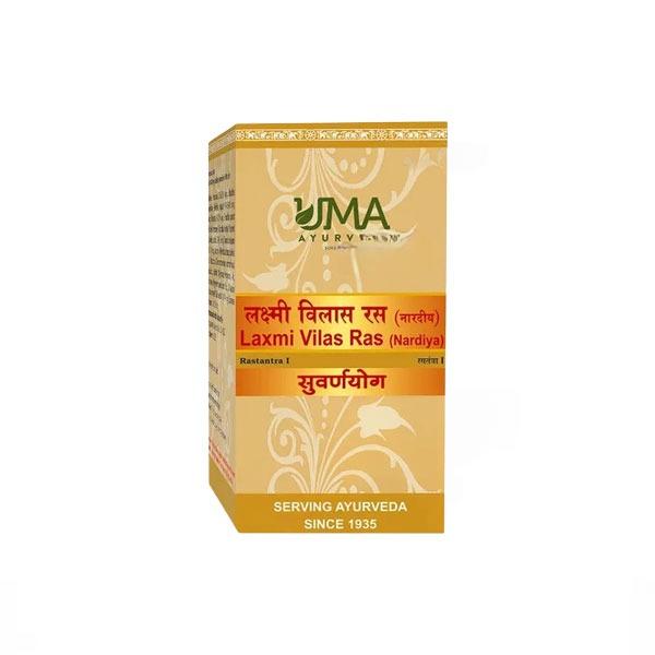 UMA AYURVEDA LAXMI VILAS RAS  (WITH GOLD)