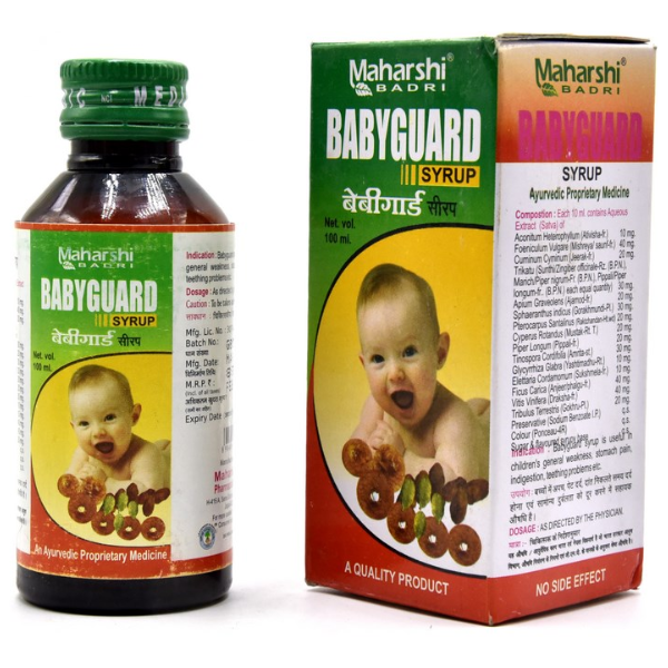 MAHARSHI BADRI BABYGUARD SYRUP - Pack of 3 (100 ML EACH)