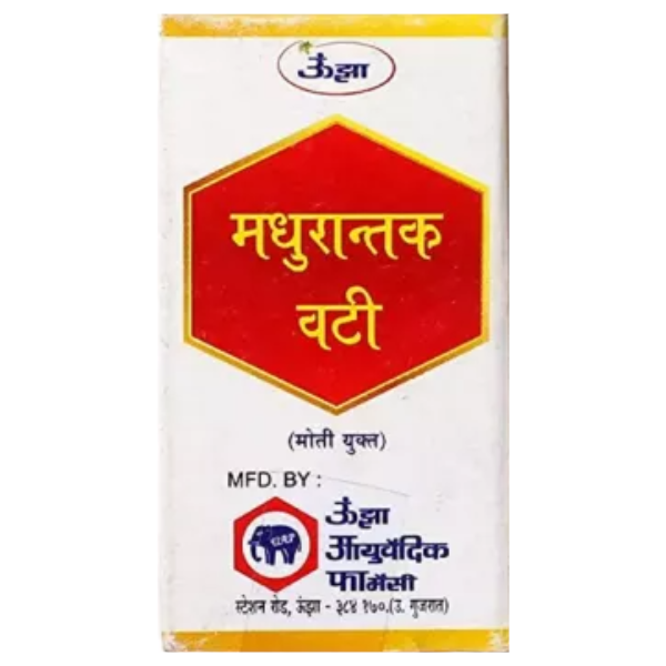 UNJHA MADHURANTAK VATI (MOTI YUKTA Pack of 2- 1 GM Each)