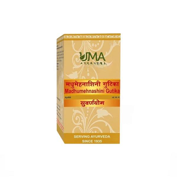 UMA AYURVEDA MADHUMEHNASHINI GUTIKA RAS (WITH GOLD)
