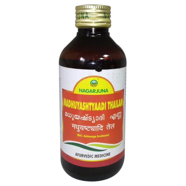 NAGARJUNA MADHUYASHTYAADI THAILAM - Pack of 3 (200 ML each)