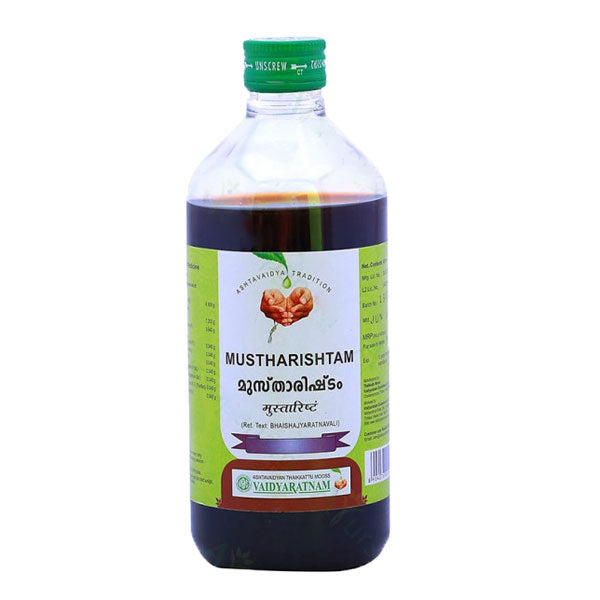 VAIDYARATNAM MUSTHARISHTAM - PACK OF 4 (450 ML EACH)