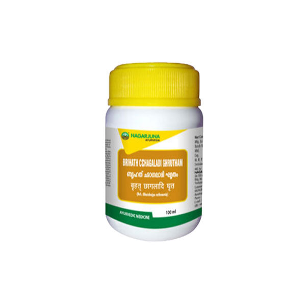 NAGARJUNA BRIHATH CCHAGALADI GHRUTHAM - PACK OF 2 (100ML EACH)