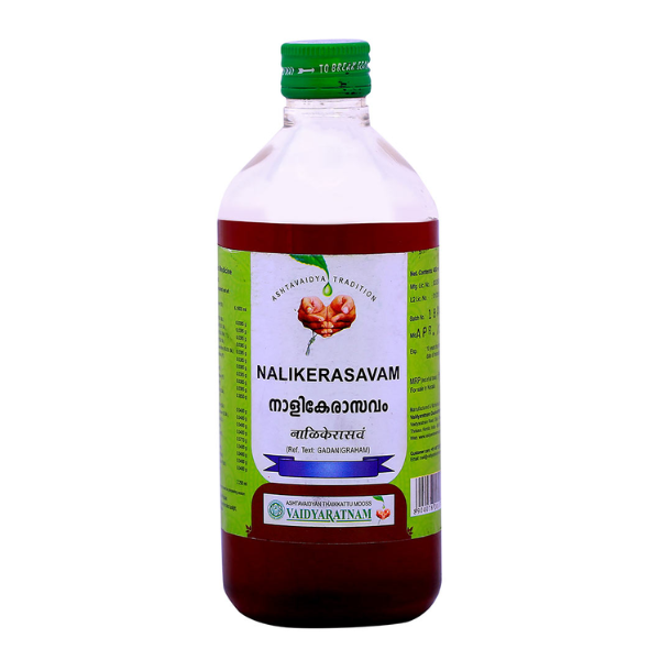 VAIDYARATNAM NALIKERASAVAM - PACK OF 3 (450 ML EACH)