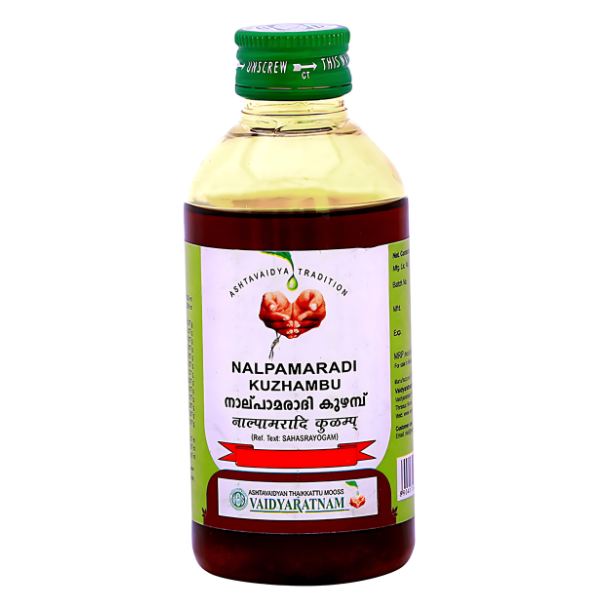 VAIDYARATNAM NALPAMARADI KUZHAMBU - Pack of  (200 ML)