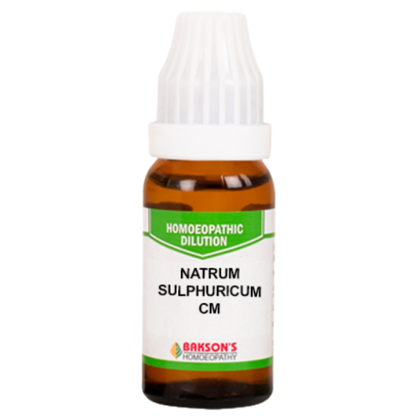 BAKSON'S HOMEOPATHY NATRUM SULPHURICUM CM - PACK OF 2 (10 ML EACH)