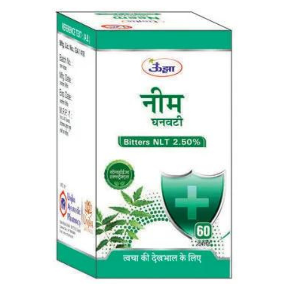 UNJHA NEEM GHANVATI TABLET - Pack of 2(60 TABS EACH)