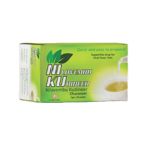 NILAVEMBU KUDINEER (NIKU) CHURANAM - Pack of 4 (5 GM X 10 SACHETS each)