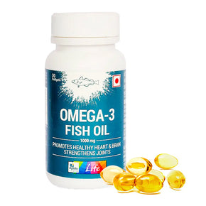 OMEGA-3 FISH OIL 1000 MG(30 CAPSULES)Pack of 2
