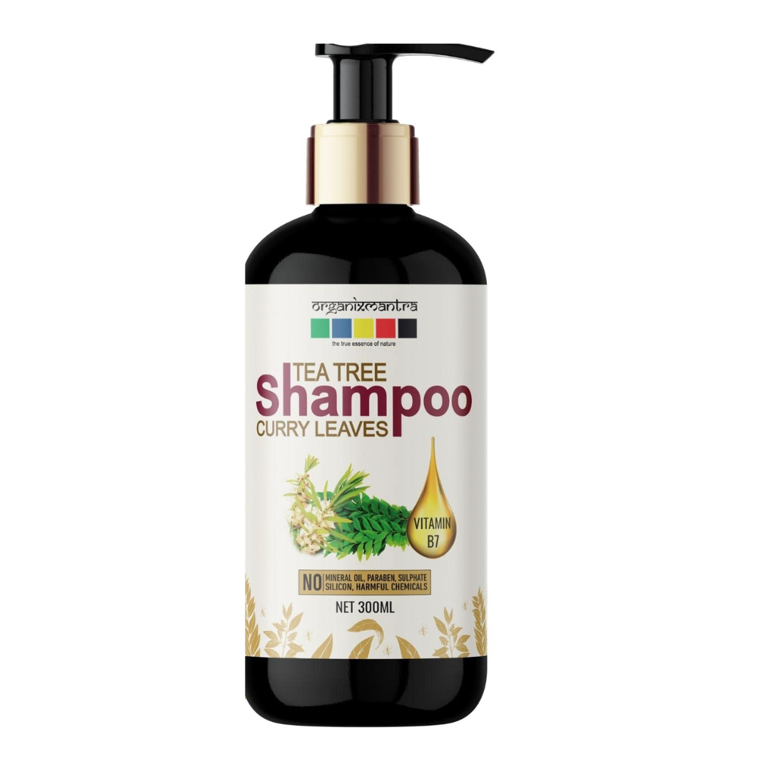 ORGANIX MANTRA TEA TREE SHAMPOO CURRY LEAVES