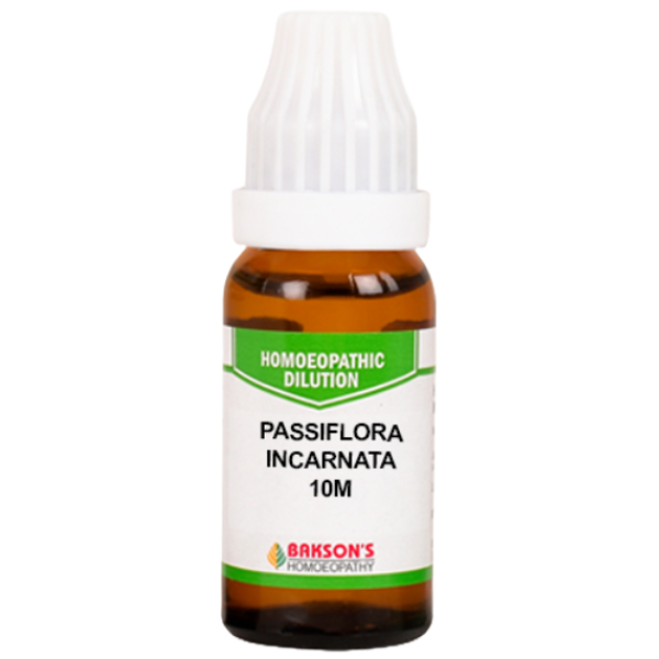 BAKSON'S HOMEOPATHY PASSIFLORA INCARNATA DILUTION 10M - PACK OF 2 (10 ML EACH)