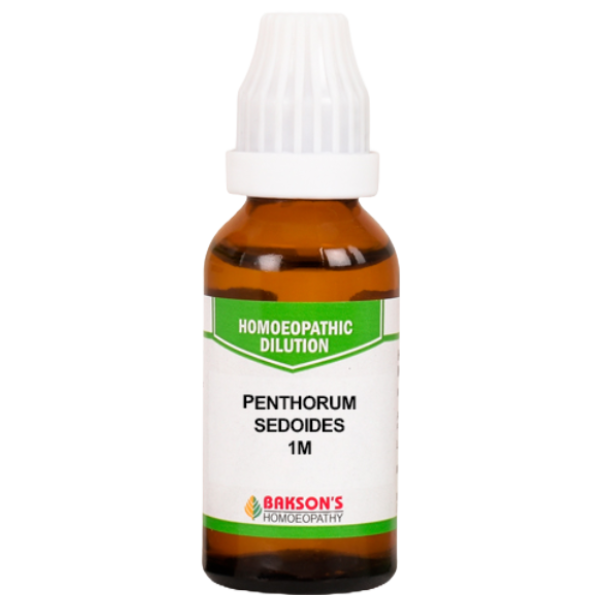 BAKSON'S HOMEOPATHY PENTHORUM SEDOIDES DILUTION 1M - PACK OF 3 (30 ML EACH)
