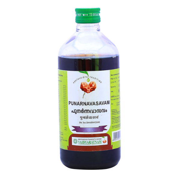 VAIDYARATNAM PUNARNAVASAVAM - Pack of 4 (450 ML EACH)