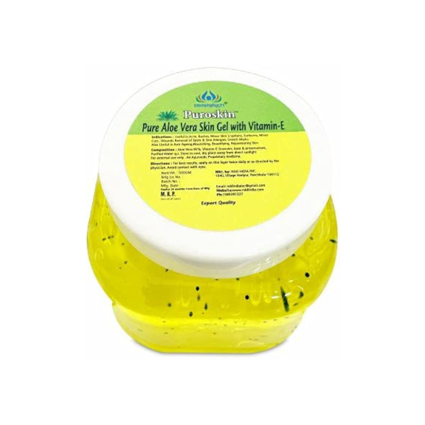 PURE ALOE VERA SKIN GEL WITH VITAMIN E (500 G)