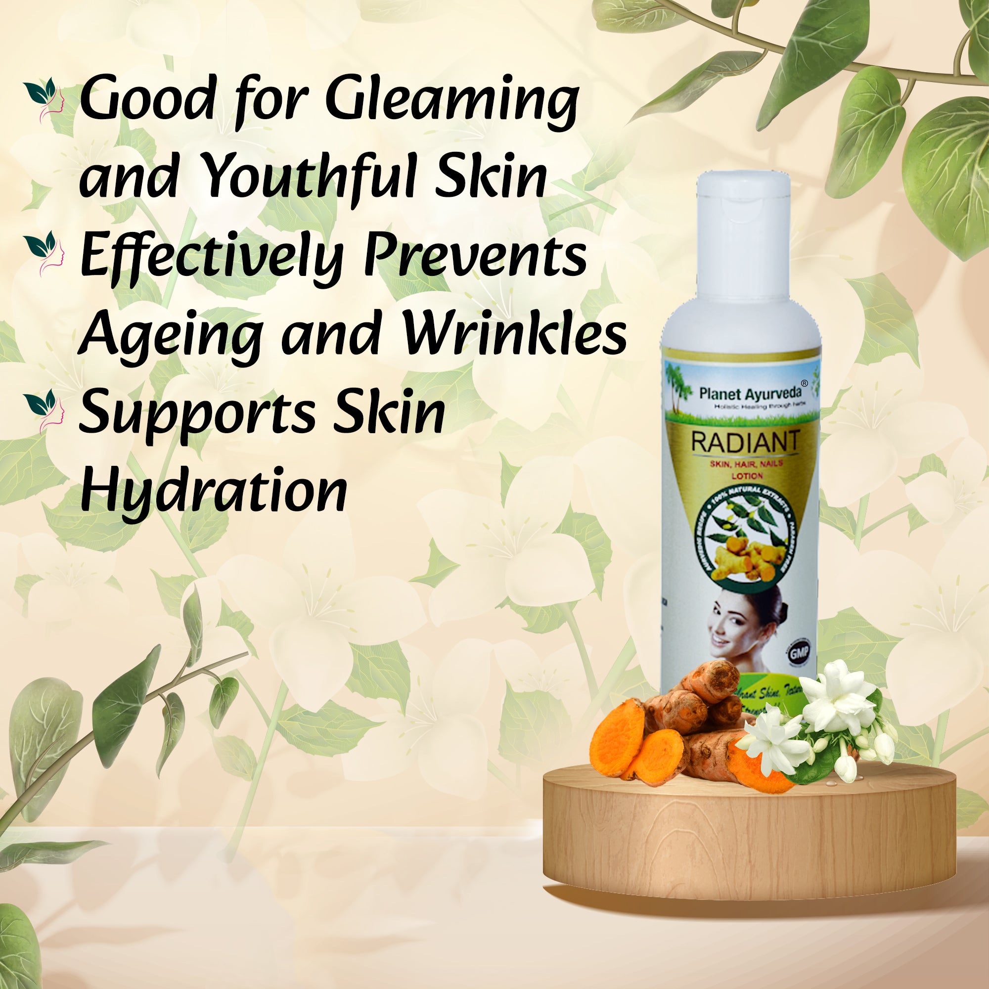 RADIANT SKIN, HAIR, NAILS LOTION