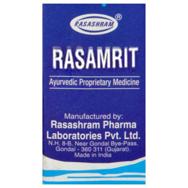 RASASHRAM RASAMRIT TABLETS - PACK OF 2 (60 TABS EACH)