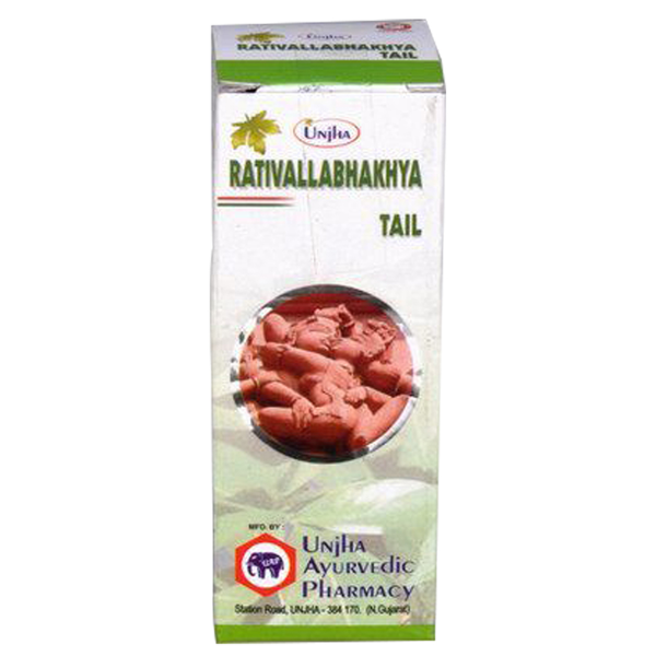 Unjha Rativallabhakhya Tail Oil (2 Packs, 50ml Each)