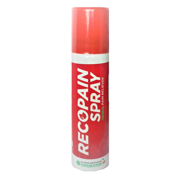 VAIDYARATNAM RECOPAIN SPRAY - PACK OF 4 (60ML EACH)