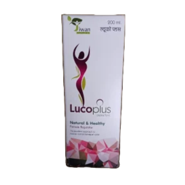 JIWAN AYURVED LUCOPLUS UTERINE TONIC - PACK OF 3 (200 ML EACH)