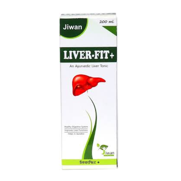 JIWAN AYURVED LIVER FIT PLUS LIVER TONIC - PACK OF 3 (200 ML EACH)