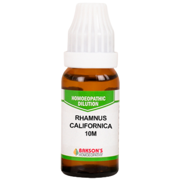 BAKSON'S HOMEOPATHY RHAMNUS CALIFORNICA DILUTION 10M - PACK  OF 2 (10 ML EACH)
