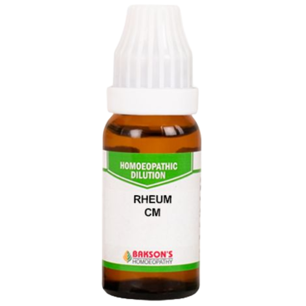 BAKSON'S HOMEOPATHY RHEUM DILUTION CM - PACK  OF 2 (10 ML EACH)