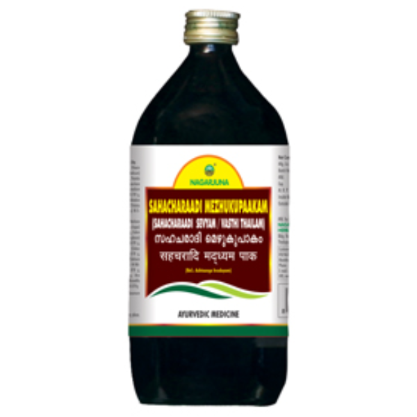 NAGARJUNA SAHACHARAADI MEZHUKUPAAKAM - Pack of 2 (450 ML each)