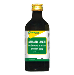 NAGARJUNA SAPTHASARAM KASHAYAM - PACK OF 4 (200 ML EACH)