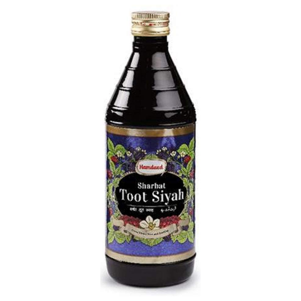 HAMDARD SHARBAT TOOT SIYAH - PACK OF 2 (500 ML EACH)